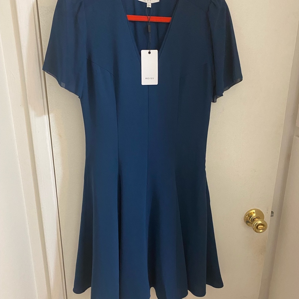 Reiss Natalia Dress in Teal